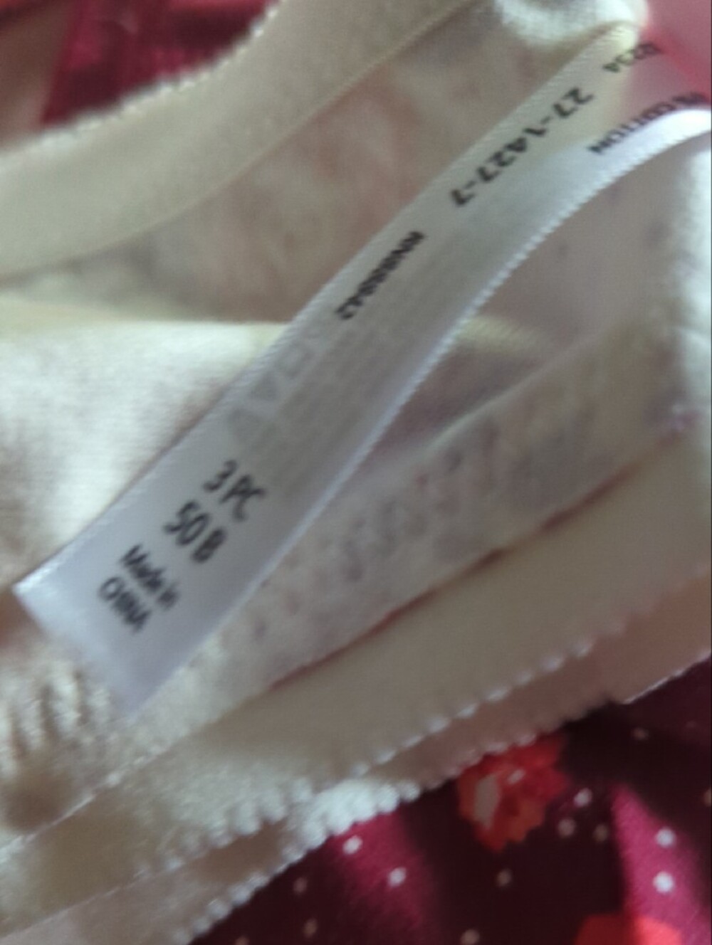 Bras3pack;Pink Solid,Floral,Dark Red Floral,3 Bras,New,3 Pak Back FastenerCotton - Picture 8 of 16
